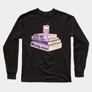 Books and coffee l Book bookworm Long Sleeve T-Shirt